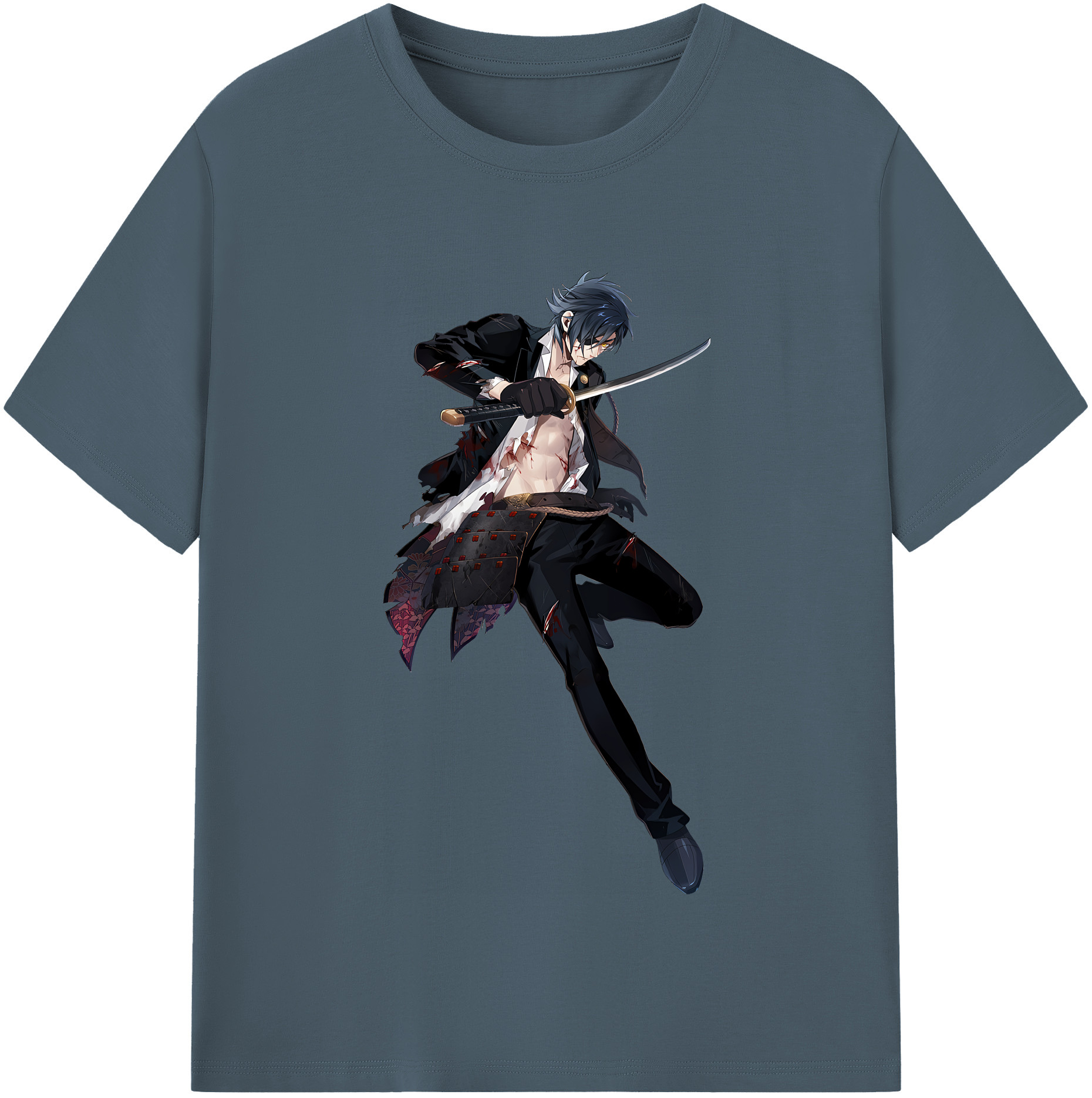 （画像用） 刀剣乱舞 Touken Ranbu 綿100％半袖Tシャツ（フロントプリント）